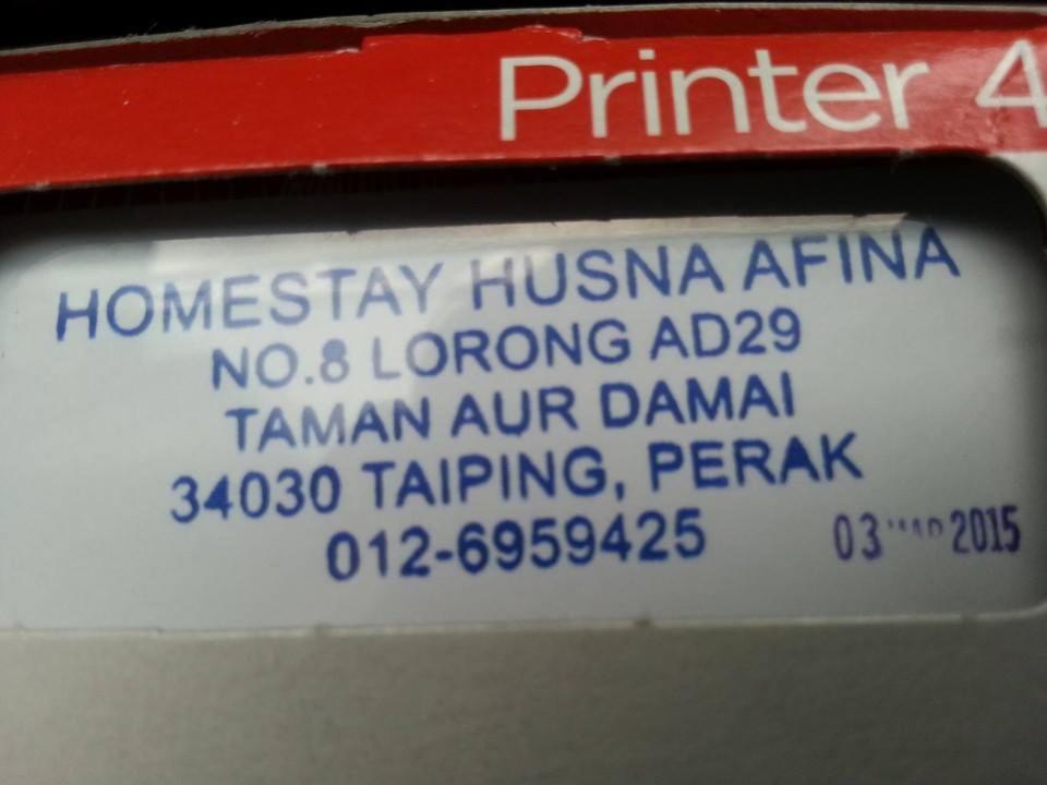 Taiping Homestay Husna Afina Экстерьер фото